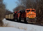 Rolling through the snow